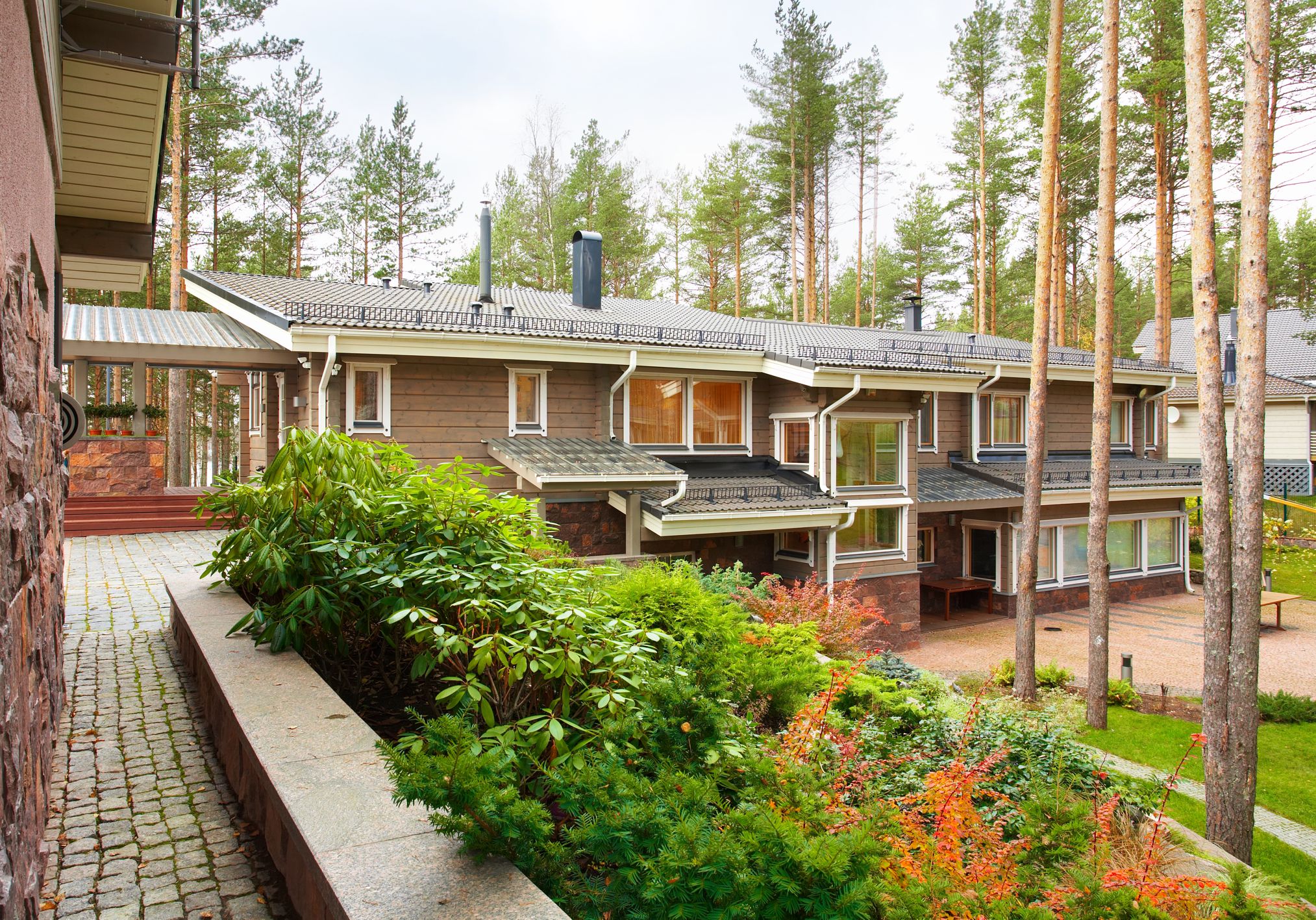 Элитные дома из дерева. Одноэтажный коттедж Lahti премиум-класса