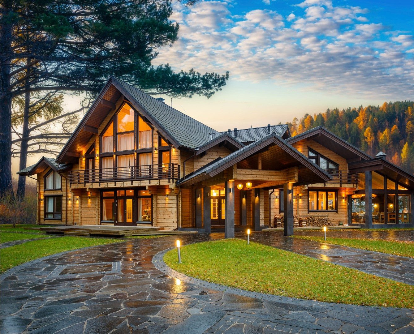самый популярный деревянный дом