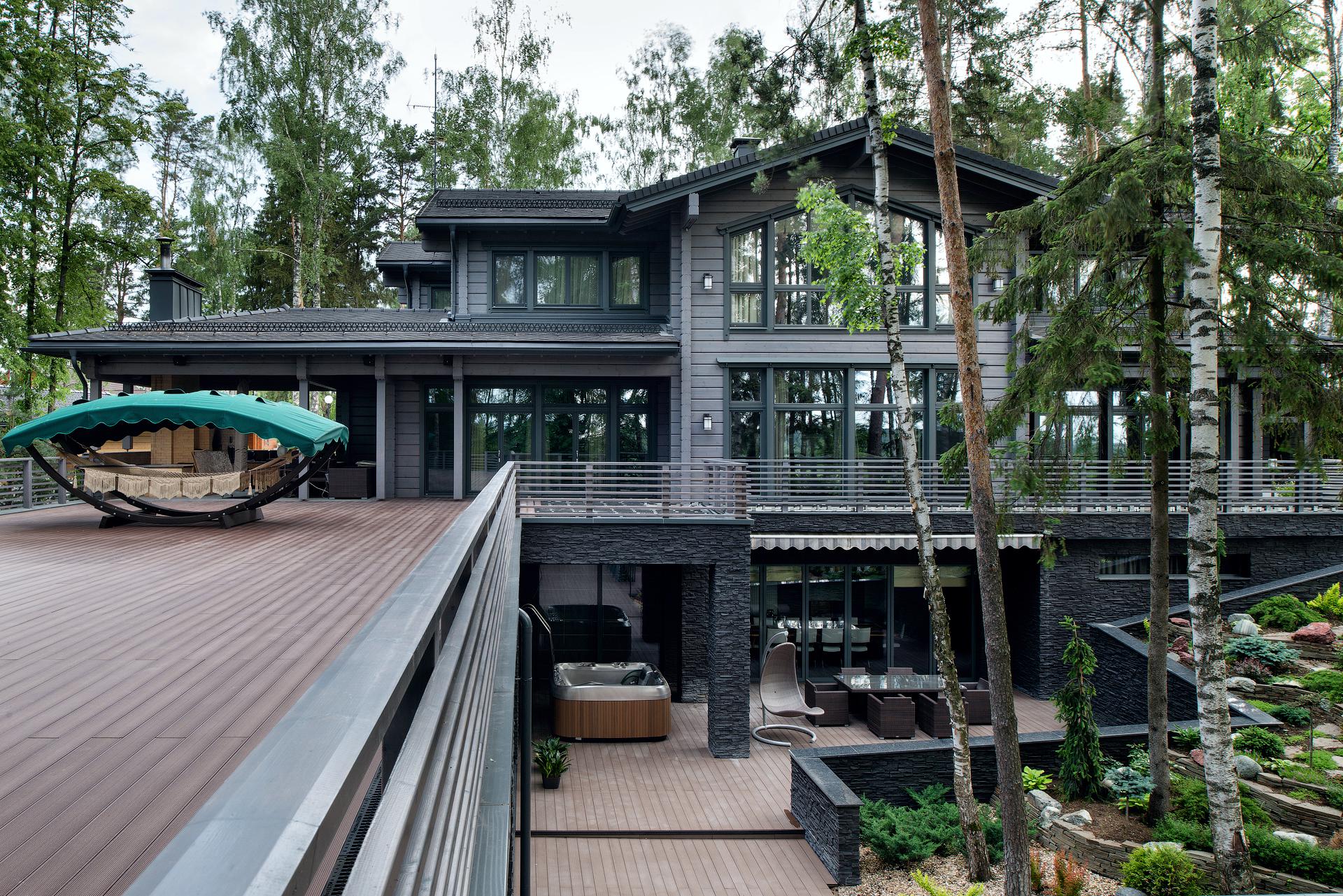 Дом из настоящего финского бруса